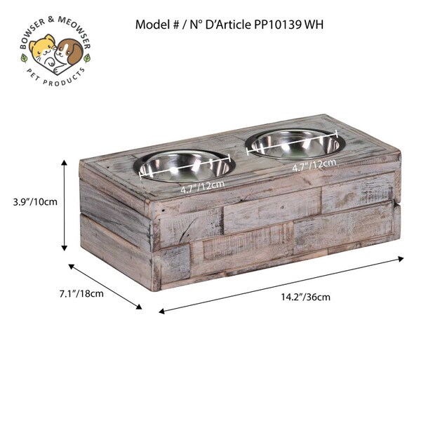 Raised pet dishes